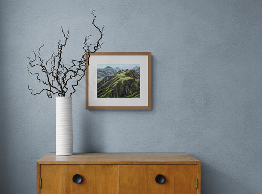 A Peak from Marin Ridge - Print