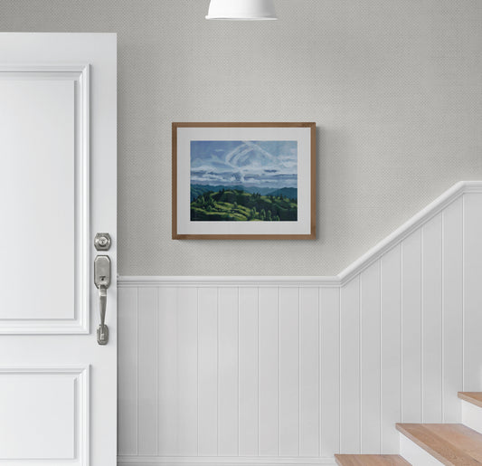 Evening Sun Over Pillar Mountain - Print