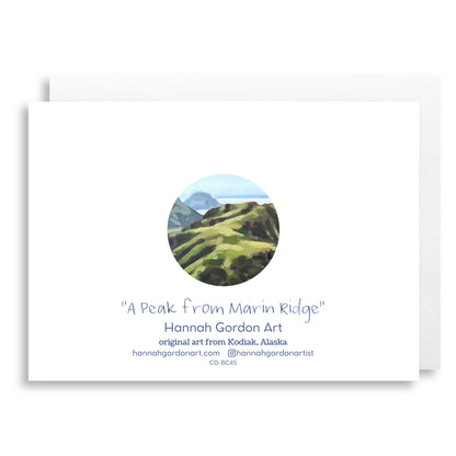 A Peak from Marin Ridge Greeting Card