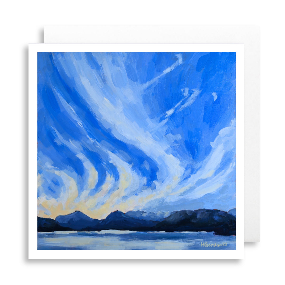 Blue Skies in January Greeting Card