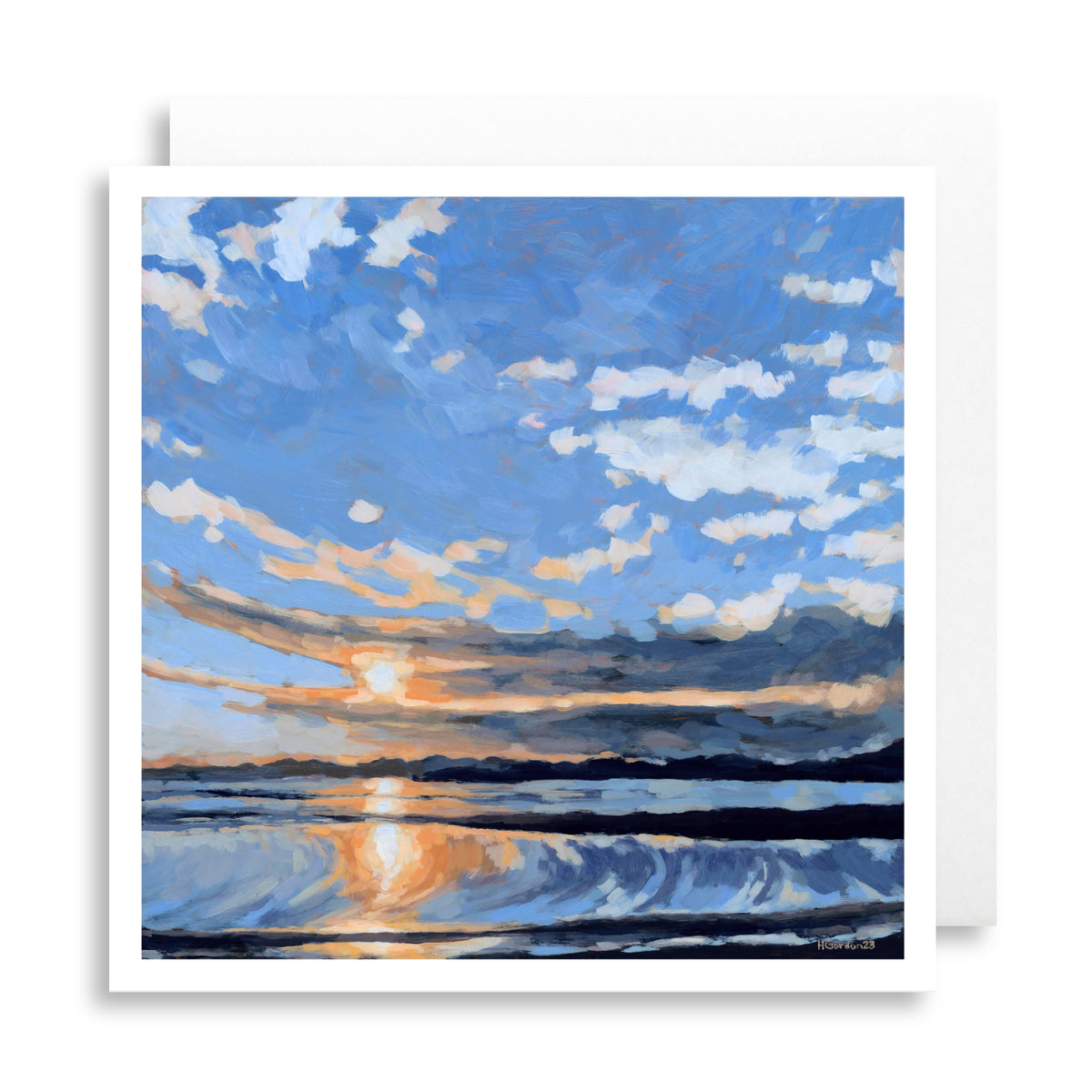 Buskin Sunrise Greeting Card