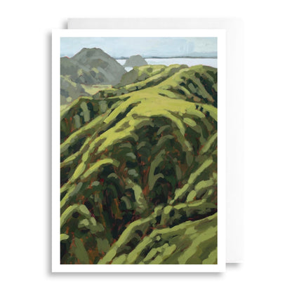 Dreaming of Greens Greeting Card