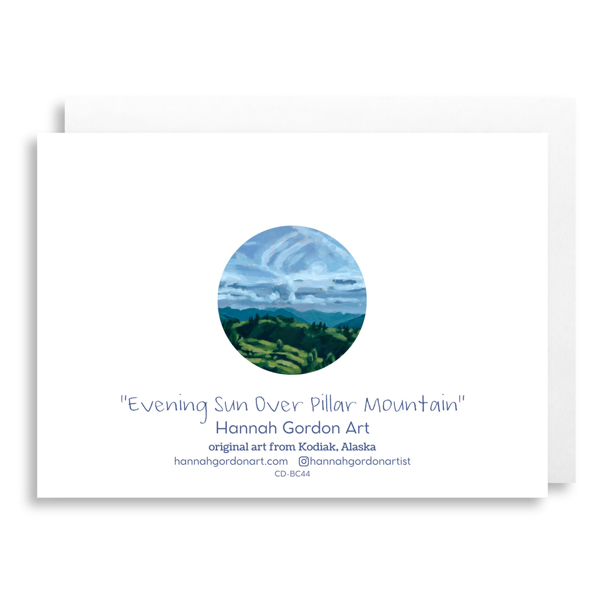 Evening Sun Over Pillar Mountain Greeting Card