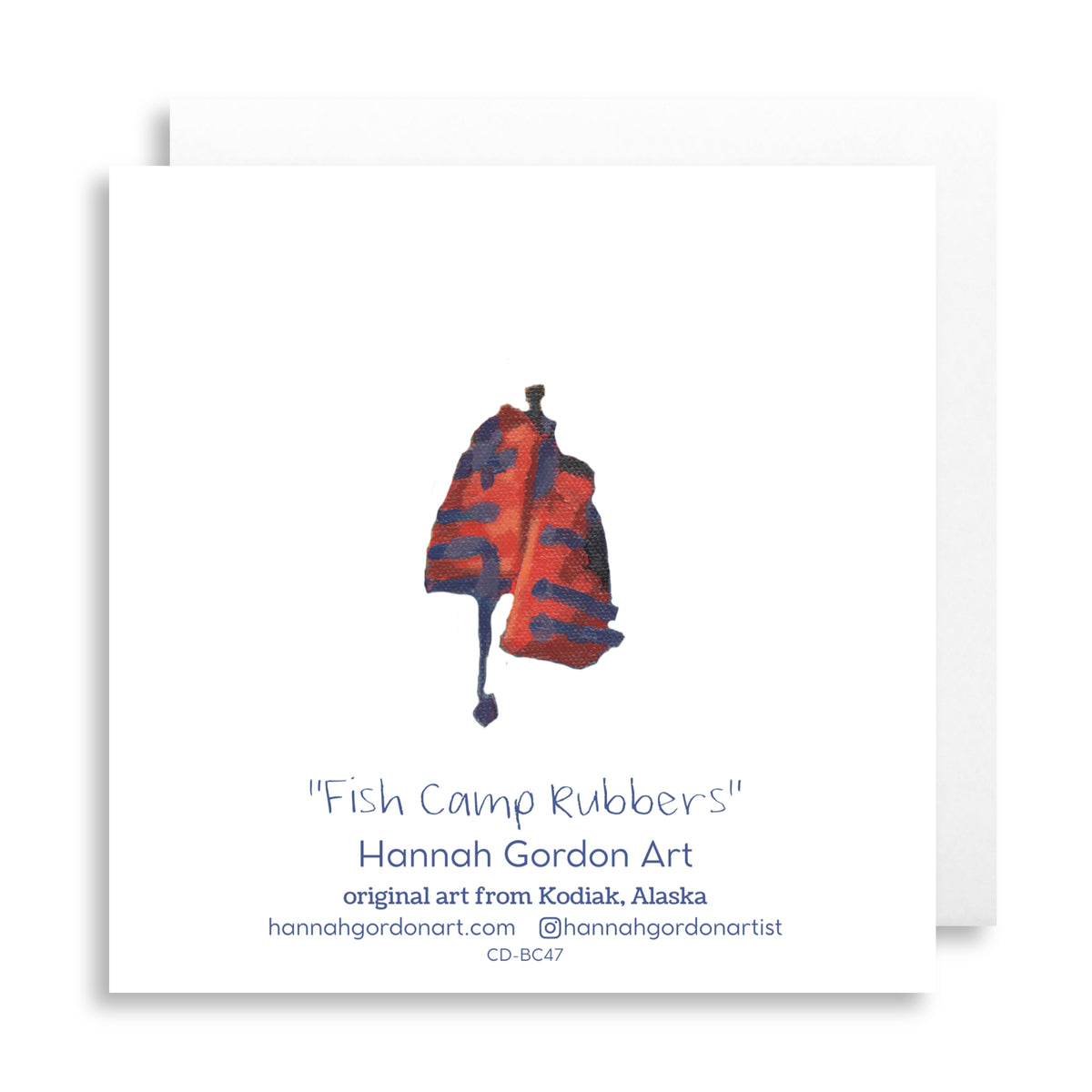 Fish Camp Rubbers Greeting Card