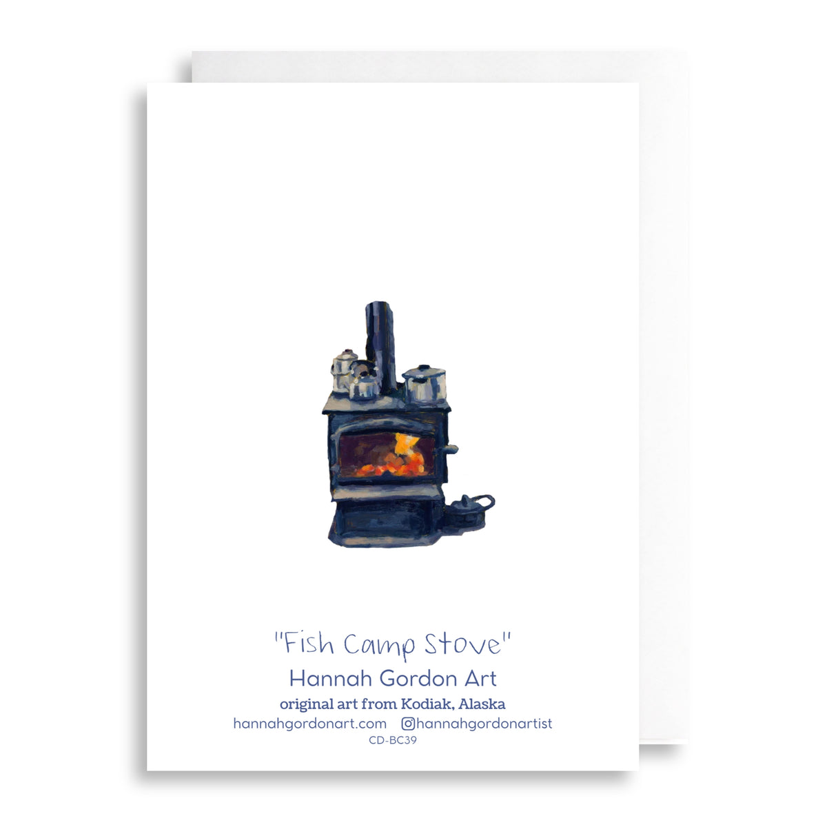 Fish Camp Stove Greeting Card
