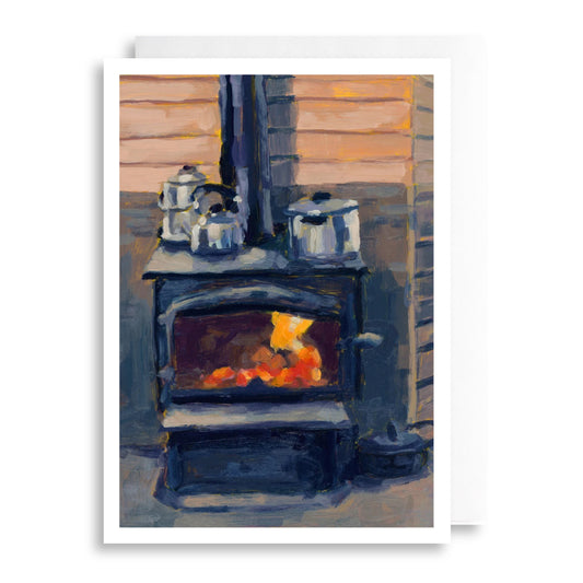 Fish Camp Stove Greeting Card