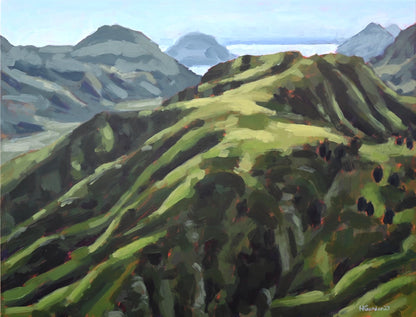 A Peak from Marin Ridge - Print