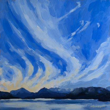 Blue Skies in January Print