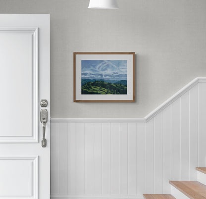Evening Sun Over Pillar Mountain - Print