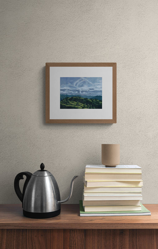 Evening Sun Over Pillar Mountain - Print