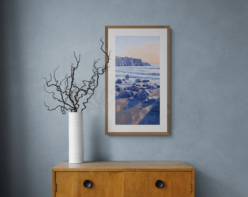 Long Shadows at Fossil Beach - Print