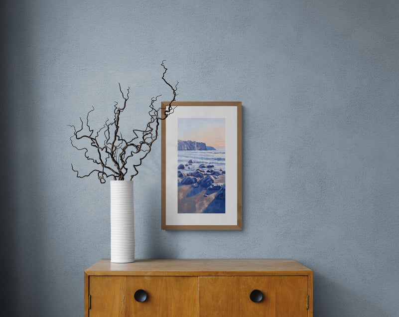 Long Shadows at Fossil Beach - Print