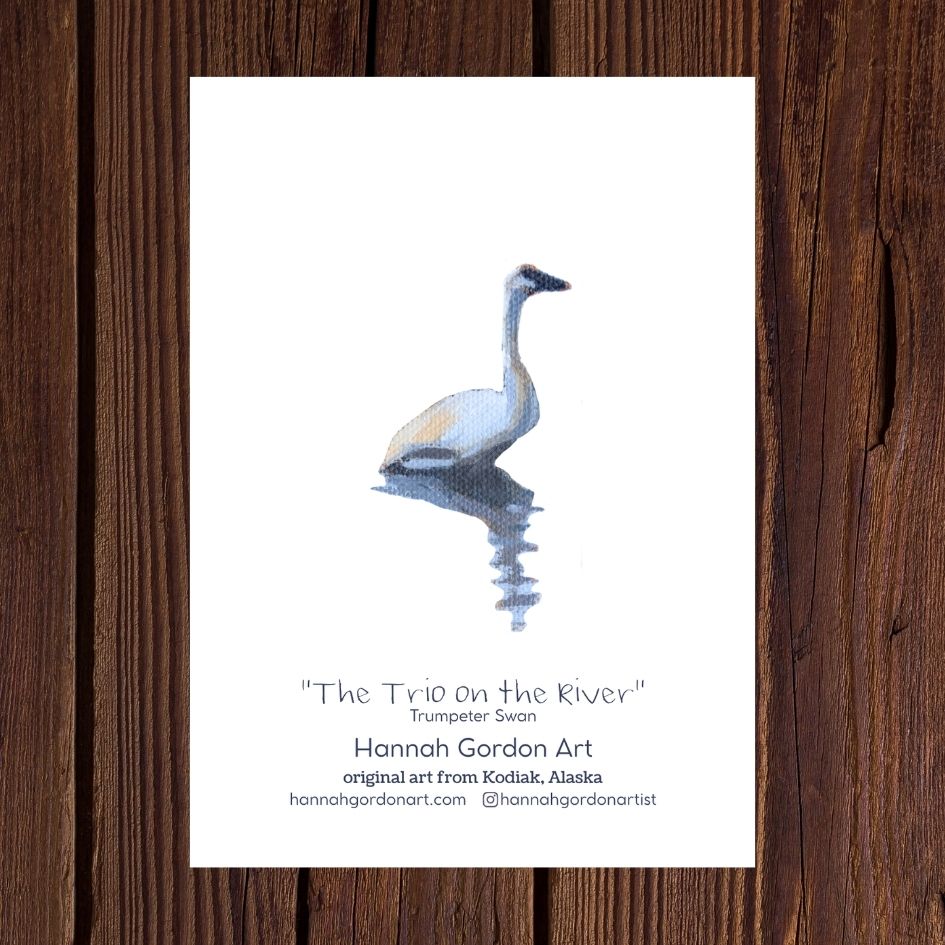 The Trio on the River - Pack of 5 Greeting Cards