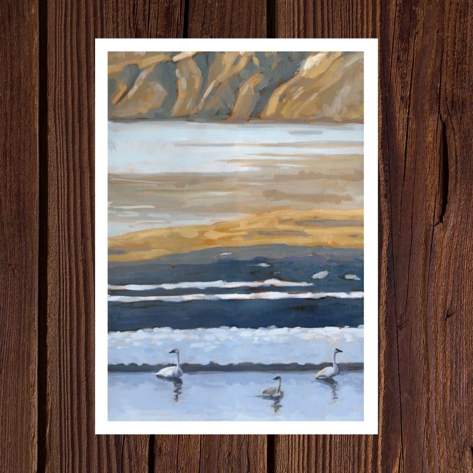 The Trio on the River - Pack of 5 Greeting Cards