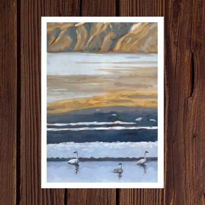 The Trio on the River - Pack of 5 Greeting Cards