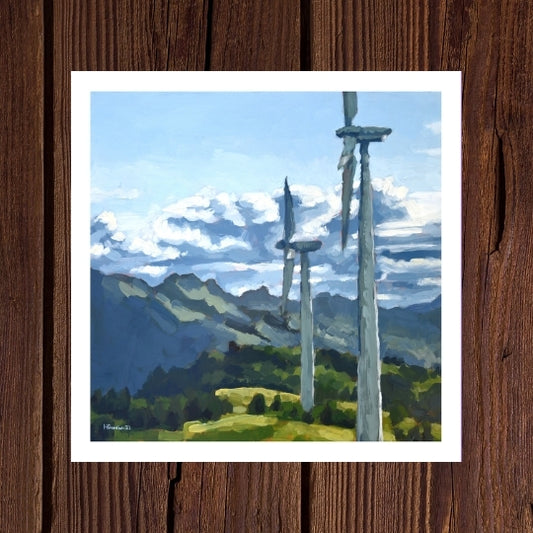 Evening Walk Across Pillar - Pack of 5 Greeting Cards