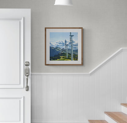 Evening Walk Across Pillar - Print