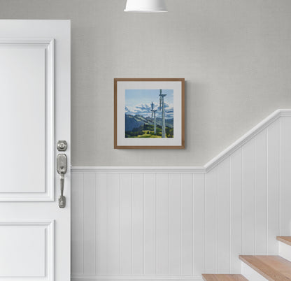 Evening Walk Across Pillar - Print