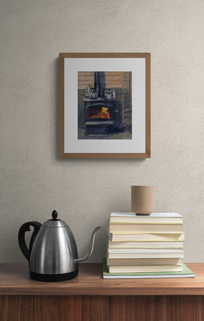 Fish Camp Stove Print