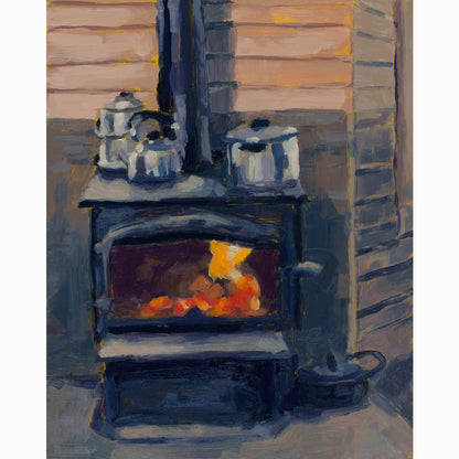 Fish Camp Stove Print