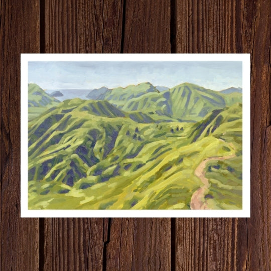 Green Trails - Pack of 5 Greeting Card