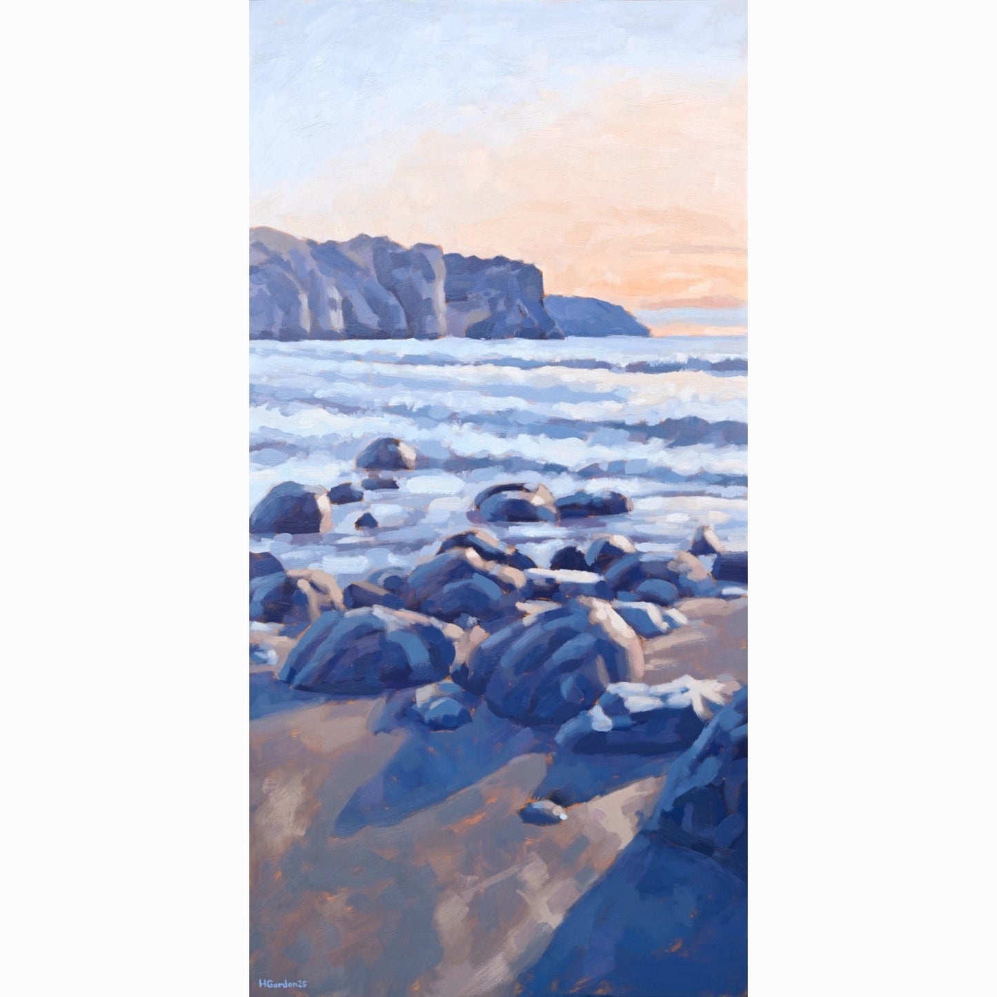 Long Shadows at Fossil Beach - Print