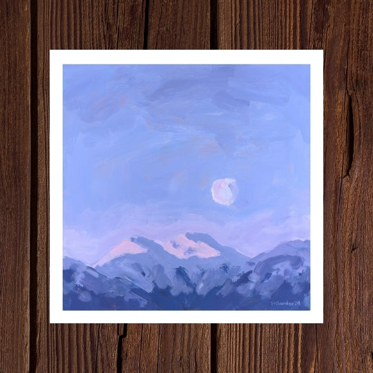 Morning Moon - Pack of 5 Greeting Cards
