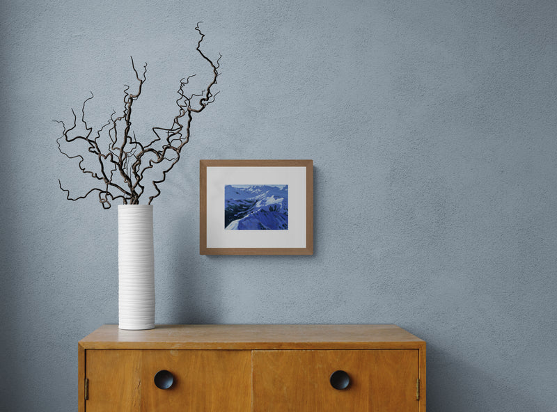 Purple Peaks Print