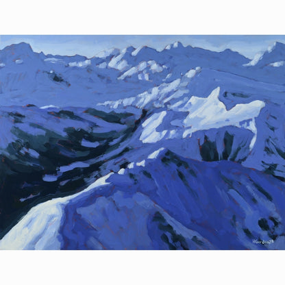 Purple Peaks - Original Painting