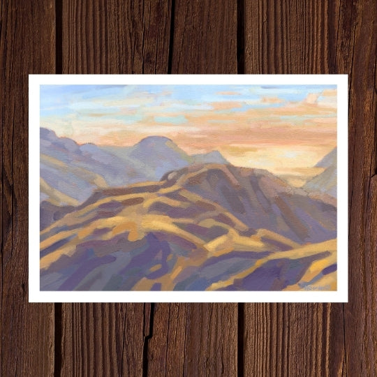 Sunlit Ridge - Pack of 5 Greeting Cards