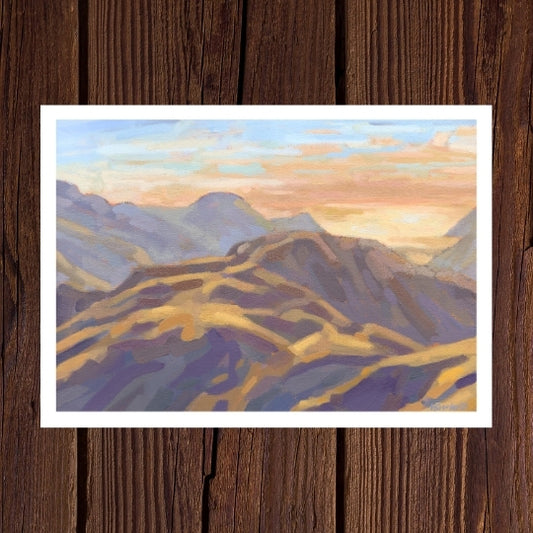 Sunlit Ridge - Pack of 5 Greeting Cards