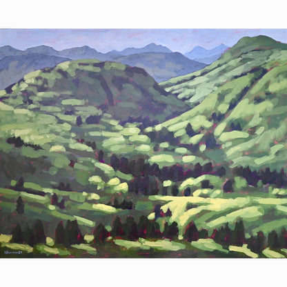 Up to the Alpine - Original Painting