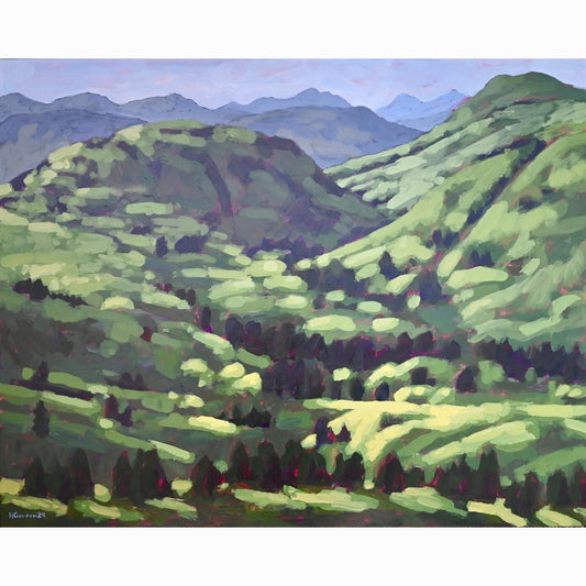 Up to the Alpine - Original Painting