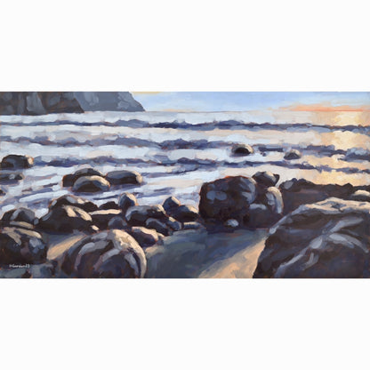 Winter Solstice at Fossil Beach Print
