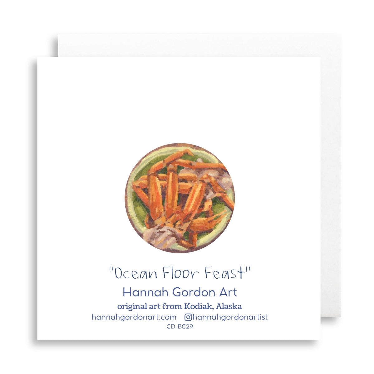 Ocean Floor Feast Greeting Card