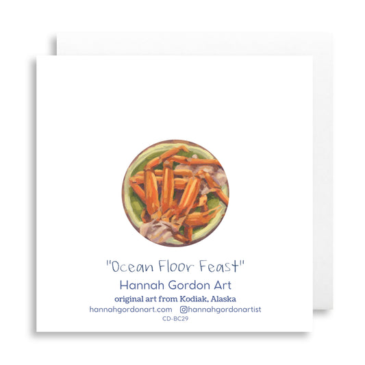Ocean Floor Feast Greeting Card