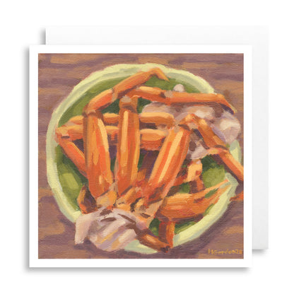 Ocean Floor Feast Greeting Card