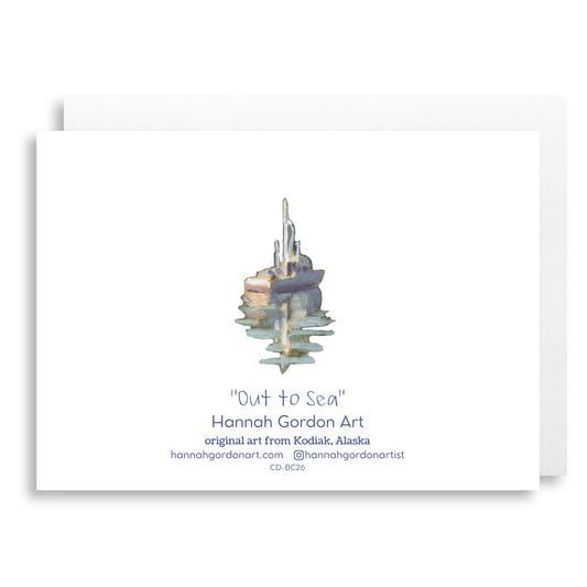Out to Sea Greeting Card