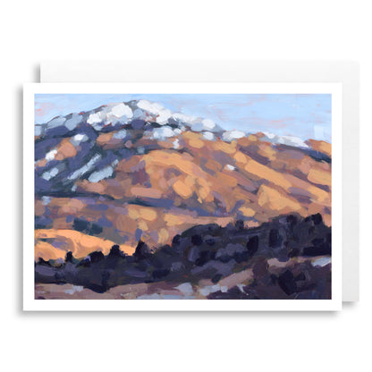Snow Dust Greeting Card