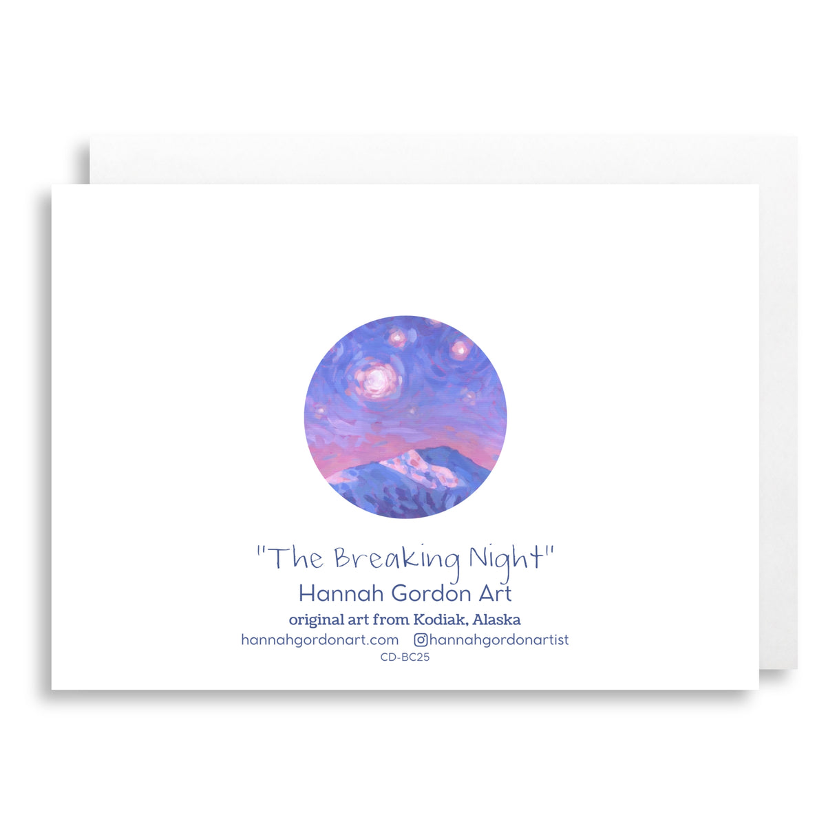 The Breaking Night Greeting Card