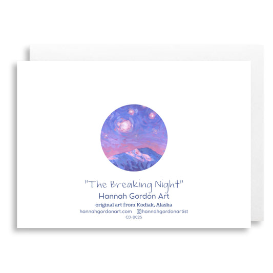The Breaking Night Greeting Card