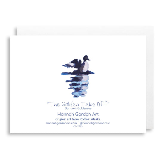 The Golden Take Off Greeting Card