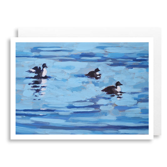 The Golden Take Off Greeting Card