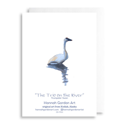 The Trio on the River Greeting Card
