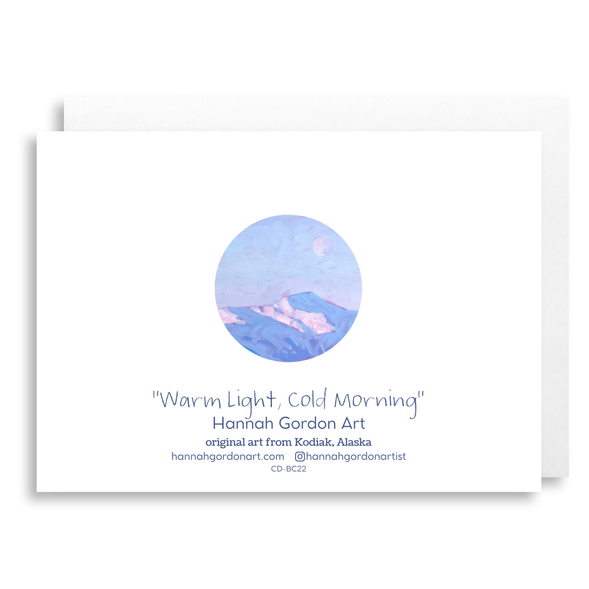 Warm Light, Cold Morning Greeting Card