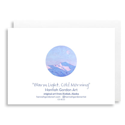 Warm Light, Cold Morning Greeting Card